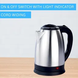 Electric Kettle with Stainless Steel Body, 1.5 litre, for boiling Tea/CoffeeD28 Electric Kettle-image-61