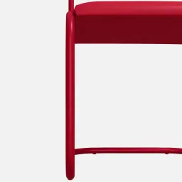 godrej interio Vivid Leatherette Cantilever Ergonomic Chair in Red Colour image 3