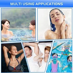 james Waterproof Soft Silicone Ear Plug For Swimming & Bathing for Kids & Adult 1 Pair Ear Plug image 4