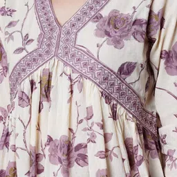 royal export Floral Print Kurta, Trouser/Pant & Dupatta Set image 5