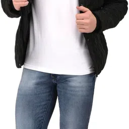 voxxati Men Solid Quilted Jacket image 4