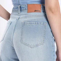 glitchez Women High Rise Blue Jeans image 4