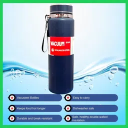 emporium 99 Stainless Steel Double Layer Insulated Leakproof, Hot & Cold Water Bottle 500 ml Water Bottle image 2