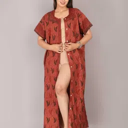 shakti enterprises Women Maternity/Nursing Nighty-picture-17