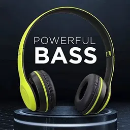 techobucks Wireless Portable Gaming Headphones Stereo Memory Card Bluetooth Headset Bluetooth Gaming Headset image 4