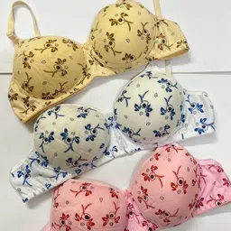 extoes Pack of 3 Women Push-up Lightly Padded Bra-picture-12