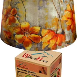 wolkomhome Lamp Shade for table and Floor Lamp Suitable For Home Lamp shade Flower Painting Table Lamps Lamp Shade-picture-15