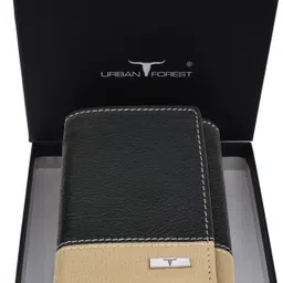 urban forest Men Casual Black, Beige Genuine Leather RFID Wallet-picture-16