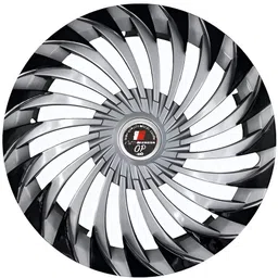 origin paradise Silver Black Wheel Cover/Cap for All Cars, Car Wheel Cover Wheel Cover For Maruti Wagon R LXI image 4