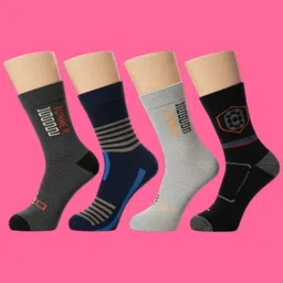 naosucura Men Graphic Print Mid-Calf/Crew image 1