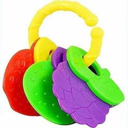 white popcorn Baby Rattle 5 Pcs Toy Set Rattle (PACK OF 5) Rattle image 3