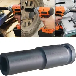 4mech 1/2" Drive 12 MM Heavy Duty Deep Impact Hex Socket Set image 5