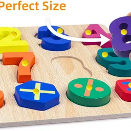 shalafi 3D Letter Number Toys Blocks+Hindi Swar Puzzle Learning Educational Board Game image 5