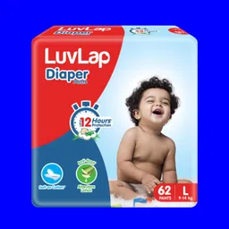 luvlap Diaper Pant Style Baby Diapers, Large (L), 62 Count, For babies of Upto 9-14Kg - L-picture-43