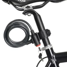 manogyam Security Guard Against Theft Smart E-bike Steel Wire Cable Accessorie Bicycle Lock image 4