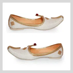 wedding jutti Wedding Wear Golden Heritage Majestic Royale Sherwani Jutti – Legacy Edition Jutis For Men image 2