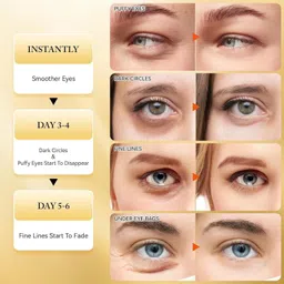 namra 24K Gold Eye Patches Hydrogel Eye Mask for Dark Circles,Puffiness & Wrinkles image 4