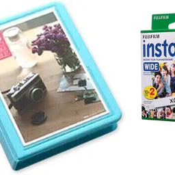 FUJIFILM Instax wide 10X2 wide 20 shot Instant Film With 32 sheet Bluealbum for wide Film Roll-picture-42