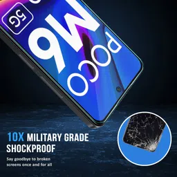 ArmourPro Edge To Edge Tempered Glass for Poco M6 Pro 5G, M6 Pro 5G image 4