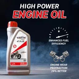ebron 4T Plus, 20W-40, For Bike High Performance Engine Oil, 3L High-Mileage Engine Oil image 3