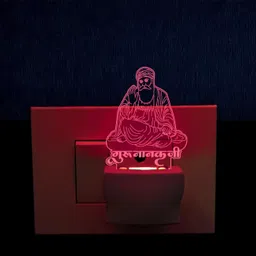 gr gift shop Guru Nanak Dev JI Plug Night Lamp For Home Dec Night Lamp image 2