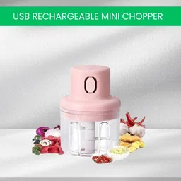frony Mini Rechargeable Chopper, Electric Chopper for Onion, Garlic and VegetableA148 Electric Vegetable & Fruit Chopper image 1