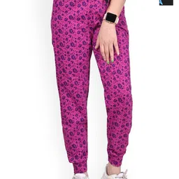 BAESD Girls Floral Printed Pack Of 2 Pure Cotton Joggers-picture-39