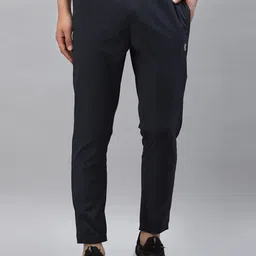 Red Tape Men Navy Blue Solid Joggers image 1