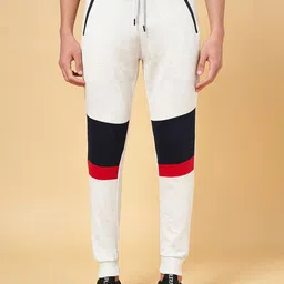 People Men Grey Solid Joggers-picture-34