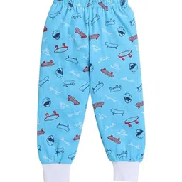 EIO Infants Pack Of 5 Conversational Printed Pure Cotton Joggers image 4