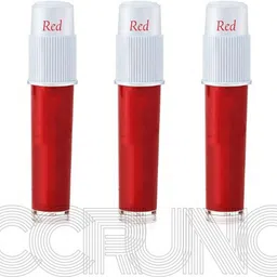 accrunch professional Liquid Kumkum Sindoor|Skin-Friendly|smooth-finishfor FACE HAND LEG FACE .HAND. LEG Red Bindis image 1