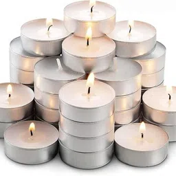 kicksity Tealight Candles for Diwali/Smokeless & Dripless Candle4-Hour Long Burning Time Candle-picture-45