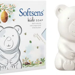softsens Teddy Bear Kids Soap|Gentle & Nourishing with Shea Butter & Milk Cream-picture-13