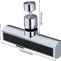 ktdankhara Waterfall Kitchen Faucet, 3 In 1 360° Rainfall Kitchen Sink Faucet Faucet Shank image 2