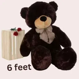 mosu Lovely soft and cuddly bear for girls kids/birthday /anniversary gift(6 feet) - 189 cm image 1