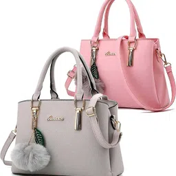 house of common Women Grey, Pink Hand-held Bag-picture-28