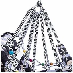 rpventerprise Cotton Swing for Kids Baby's Children Folding and Washable 1-3 Years with Safety Belt Home Garden Jhula for Babies for Indoor Outdoor(Multicolor) image 4