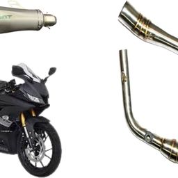 acube mart 1 R15 v3/4/m/mt 15 BIKE BEND PIPE, 1 R15 v3/4/m mt 15 bike exhaust Combo-picture-0