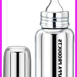 pappa Stainless Steel Baby Feeding Bottle - 140 ml-picture-21