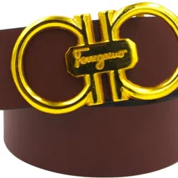 niddleman fashion india Women Brown Artificial Leather Belt image 3