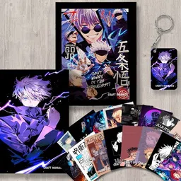 craft maniacs JUJUTSU KAISEN GIFTING SET A5 Notebook RULED 120 Pages image 1