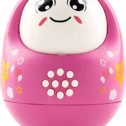 play nation Premium Musical Roly Poly Toy for Baby|Push & Shake Wobbling Doll with Music-picture-19