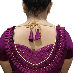 ismat beauty fashion Round Neck Women Blouse image 2