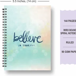 papco Notebooks A5 Diary Ruled 144 Pages image 2