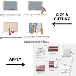 I-Birds Enterprises ® 4 IN 1 Laptop Skin, Key Guard & Screen Protector For 15.6 inch Laptop - 1119 Combo Set image 5