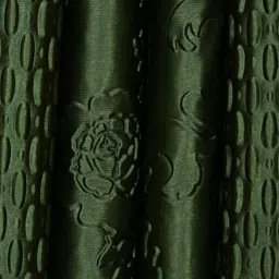 ville style 274 cm (9 ft) Long Door Polyester Semi Transparent Curtain (Pack Of 3) image 2