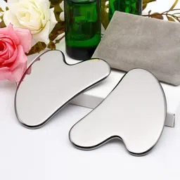 nuira Stainless Steel Big Size Gua Sha Massager Tool – Premium Facial & Body Scraper-picture-14