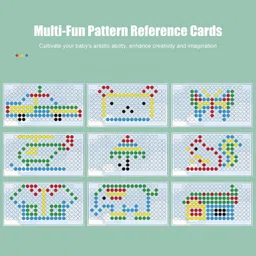 muren Animal Shaped Magnetic Drawing Board with Pen and Beads toys for kids image 4