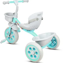 nexova Best Tricycle for kids with Comfortable seat ,Safety Belt,Rubber Wheel for 1 to 5 Years with Front and Back Basket Tricycle image 3