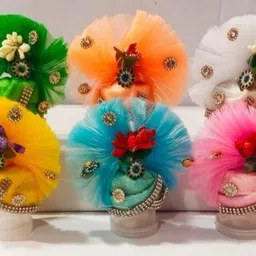 Laddu Gopal idol height 2 inch / 2.5 inch, Laddu gopal (size 0) Deity Ornament-image-77